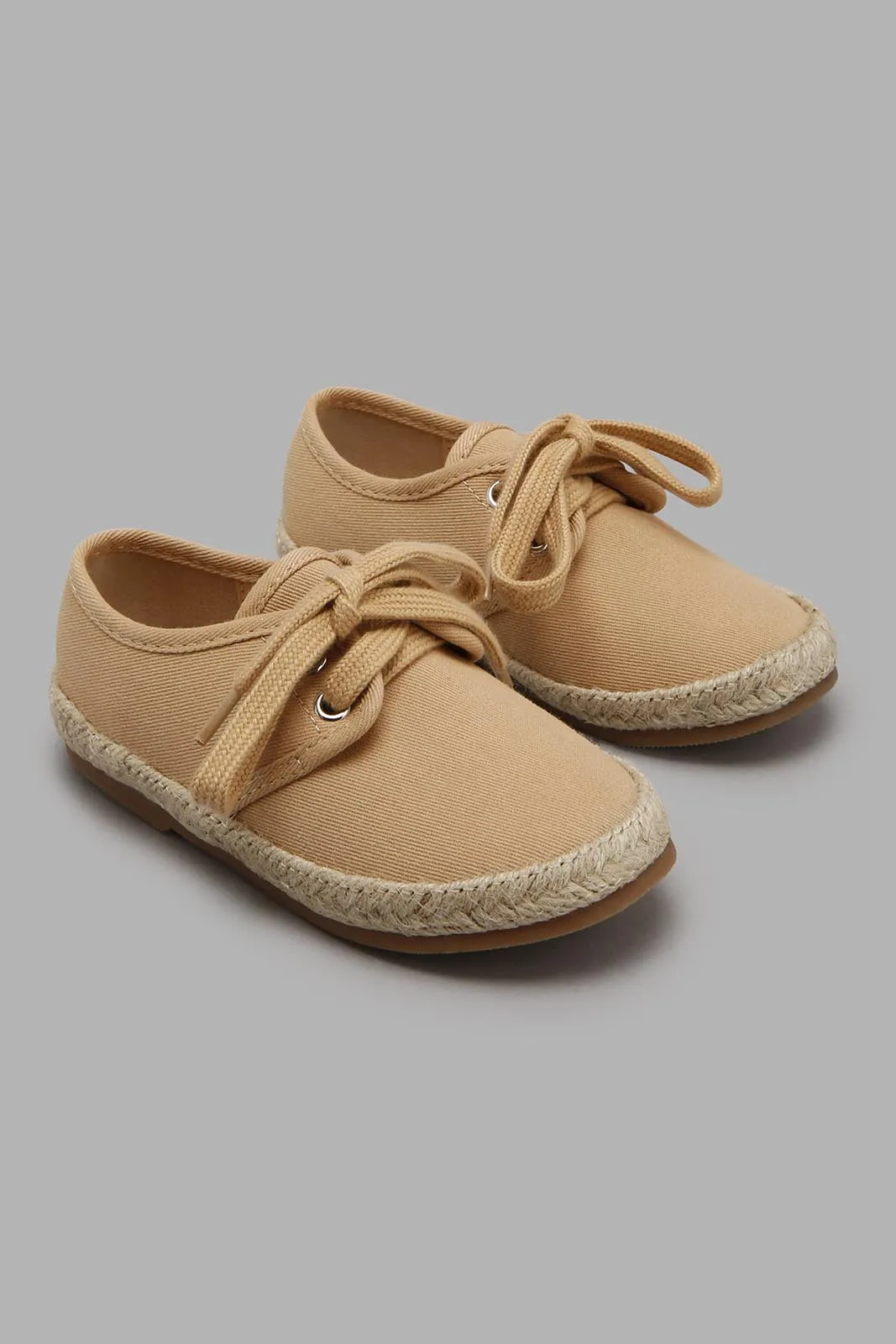 Sand Lace-Up Espadrilles