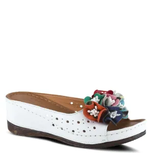 Spring Step Shoes Flowerchild Leather Slide Sandal