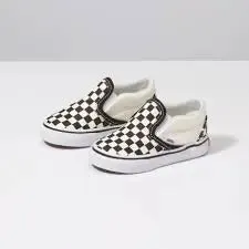 Toddler's Classic Slip-On Checkerboard