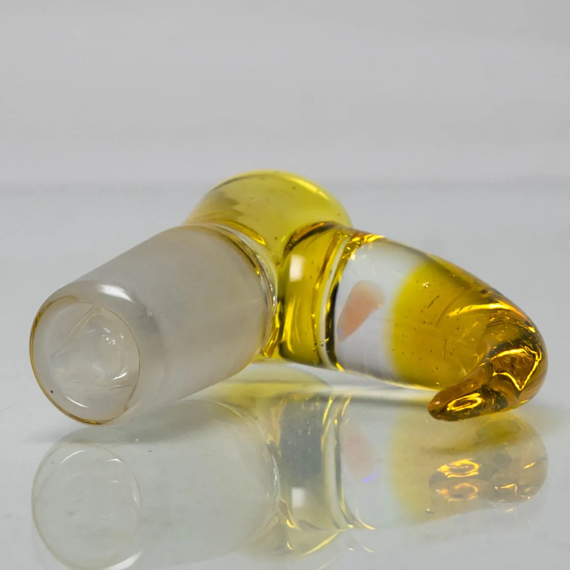 Unity Glassworks - 3 Hole Opal Horn Slide - 14mm - CFL Terps