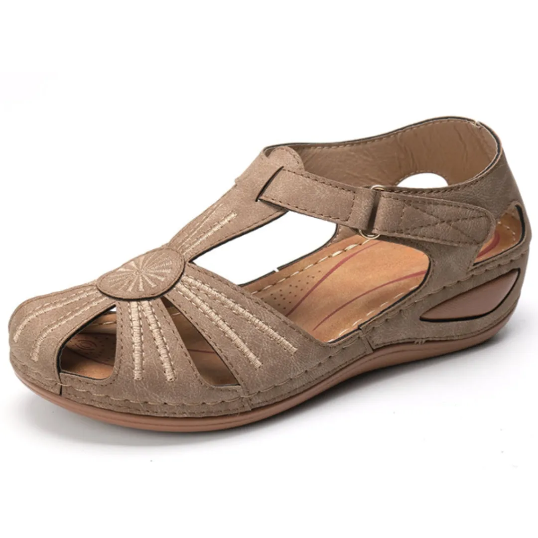 VALERIE™ | ELEGANT VINTAGE WEDGE SANDAL