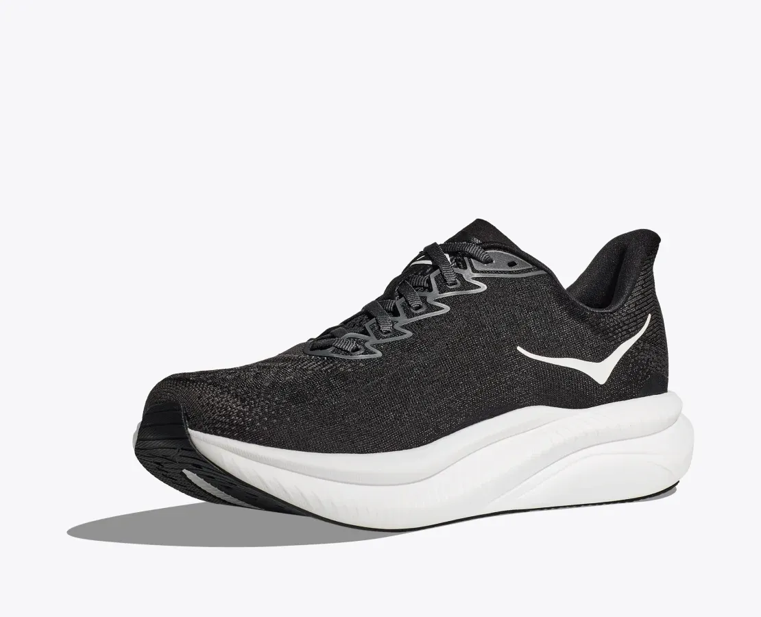 Women's Hoka Mach 6 (Black/White)